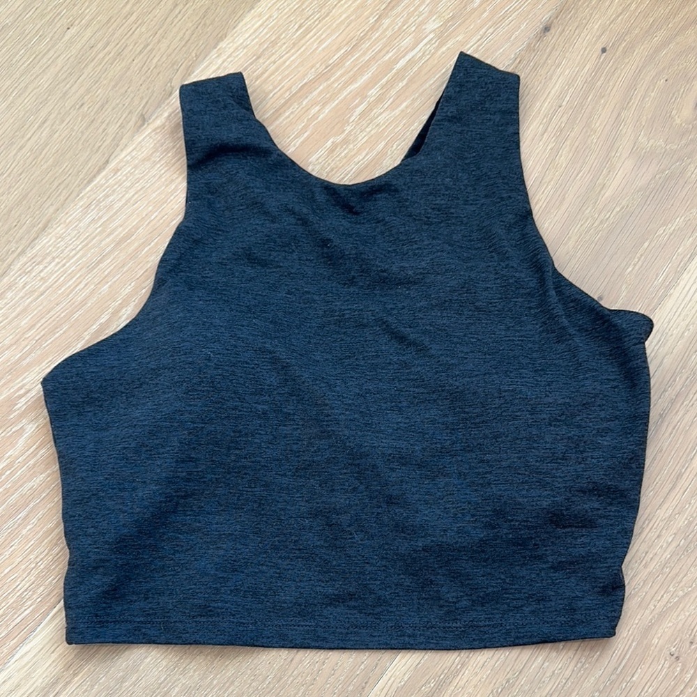 Kyodan Gray Black Racerback Workout Tank Top Athletic Running Gym Pickleball